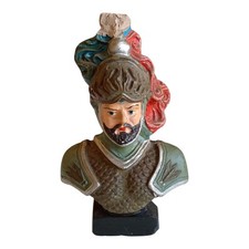 *HH* Antica Scultura Statua Busto Soldato Marionetta Moro Siciliano Sicilia 