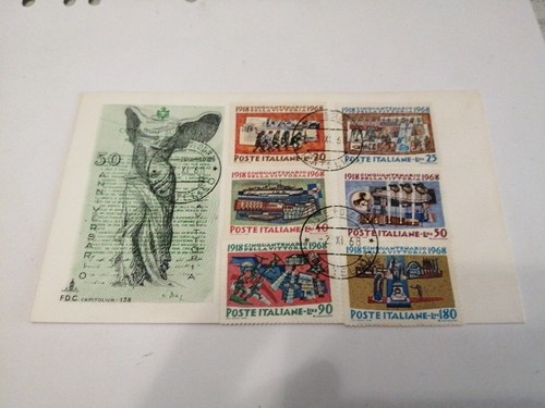 1287n busta fdc - fdc, capitolium