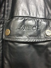 MTech Giaccone Pelle, con Tasche Tipo Belstaff . H D Triumph Norton BSA Guzzi MV