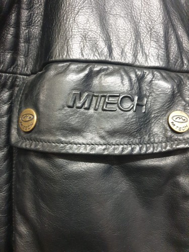 Mtech giaccone pelle con - mtech,