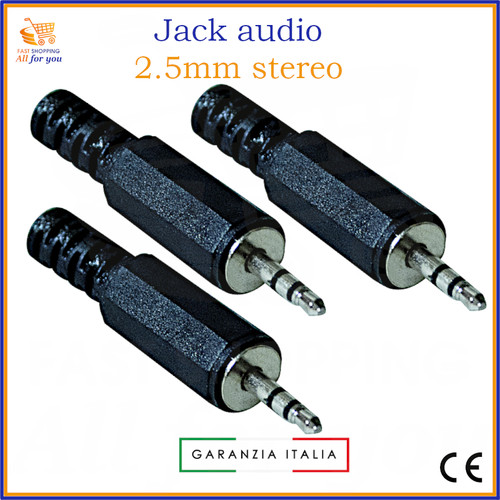 Jack maschio connettore - jack, mm