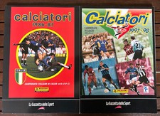 2 Album calciatori  Panini - 1986 87 - 1997 98 - Gazzetta dello Sport - ristampe