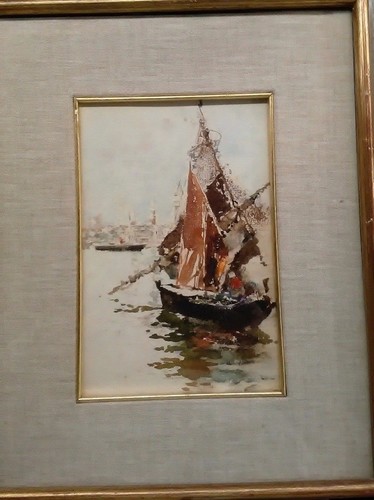 Acquerello veduta venezia - acquerello,