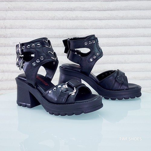 Sandali con plateau demonia - sandali,