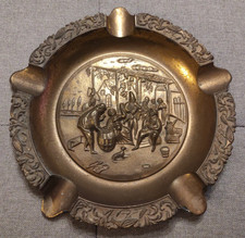 ANTICO POSACENERE IN OTTONE