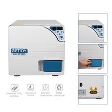 Sterilizzatore a Vapore a Pressione Autoclave Dentale 16L Classe N con Funzione Asciugatura