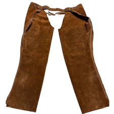 Chaps scamosciato marrone