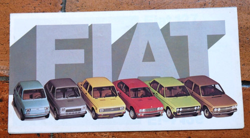 Brochure automobile fiat - 🚘,
