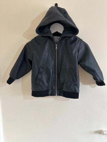 Giacca pelle biker bambina