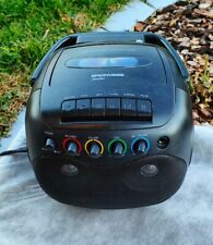 Stereo Mangiacassette Karaoke Brionvega Junior - Nero - Portatile - Batteria