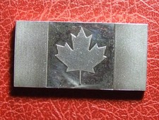 Oncia Argento Di Canada Placca