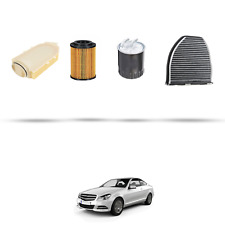 HOFFCAR Kit tagliando - 4 filtri per Mercedes Classe C (W204,C204,S204) C250 CDI