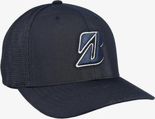 NUOVO 2024 Bridgestone Golf Eco Mesh Navy Regolabile Snapback Golf Cappello/Berretto