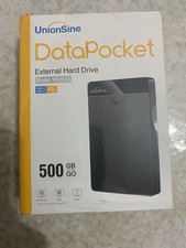 UnionSine Hard Disk Esterno 2,5 500GB Ultra Slim Portatile USB3.0 SATA HDD