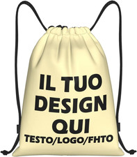 Zaino Personalizzato,Sacca Sportiva per Uomo E Donna Personalizzati,Borsone Pale