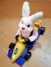 Pupazzo DURACELL AUTO F1 Coniglio rosa PROMO gadget VINTAGE