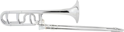 Trombone argento plastica - trombone,
