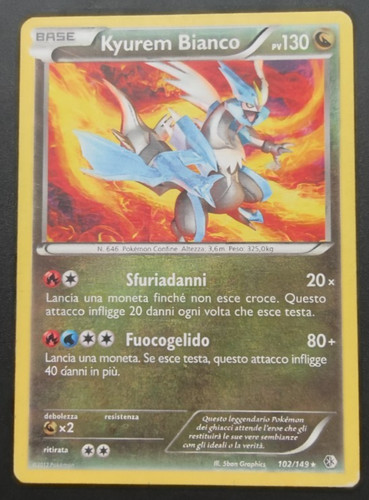 Pokemon kyurem bianco 102 149 - pokemon,