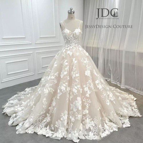 Abito sposa pizzo floreale - da,