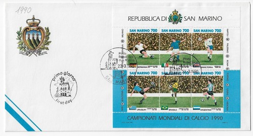 1990 san marino busta - san,
