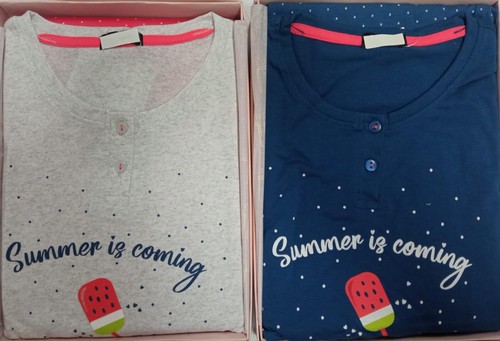 Pigiama donna cotone - pigiama, manica