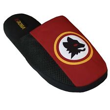 Pantofole Ciabatte as Roma Originale Lupetto Logo Storico Rosso Bordeaux