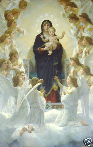 Santino holy card regina degli - card,