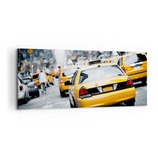 Quadro su Tela 100x40cm Taxi