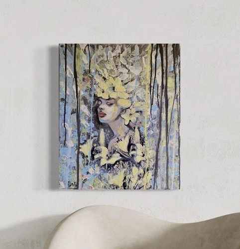 Ritratto astratto donna - astratto, di