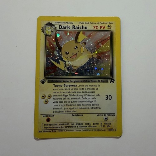 Pokémon dark raichu 82 - pokémon, 83/82