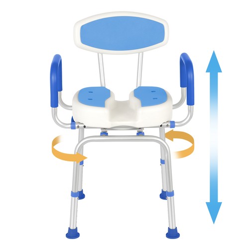 Swivel shower chair - shower, with