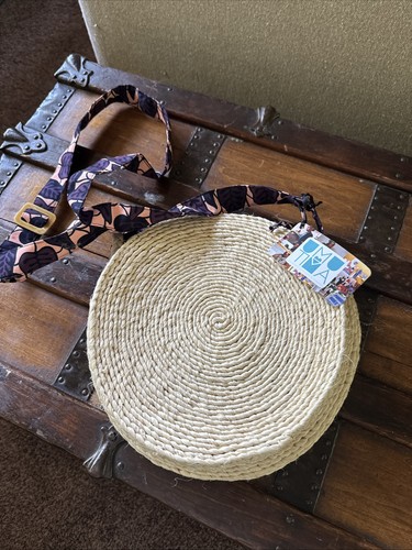 Borsa rotonda intrecciata
