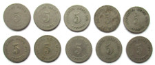 German Empire Lot 10 X 5