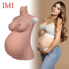 Pancia incinta in silicone con