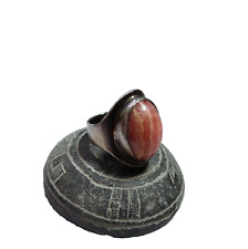 Modernist Silver Rhodochrosite