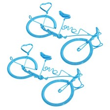  2 pezzi collezione di biciclette retrò decorazione di biciclette in miniatura