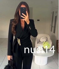 ZARA NUOVO BLAZER DONNA FIBBIA