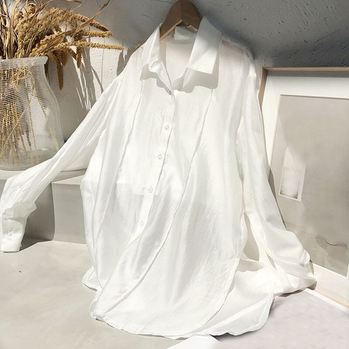 Top donna finta - , seta