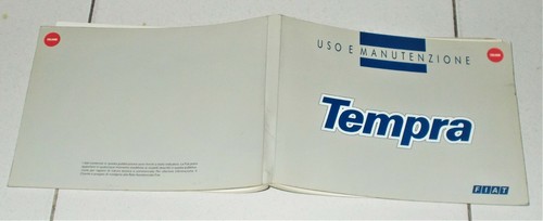 Fiat tempra libretto uso - tempra,