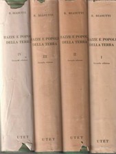 RAZZE E POPOLI DELLA TERRA. 4VOLL PETTAZZONI RAFFAELE BORINGHIERI 1954 
