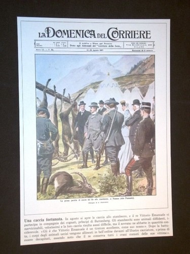 Anno 1907 noasca caccia - 1907, re