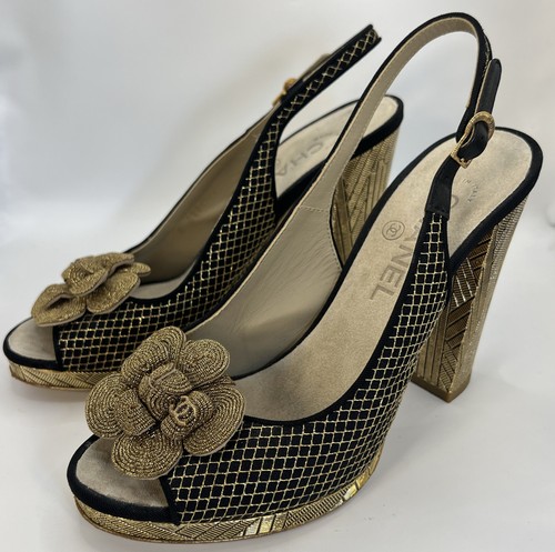 Chanel sandali con tacco - chanel,