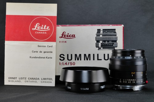 Leica summilux 50mm 4 - 50mm, +
