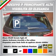 Contrassegno Adesivo Sticker P