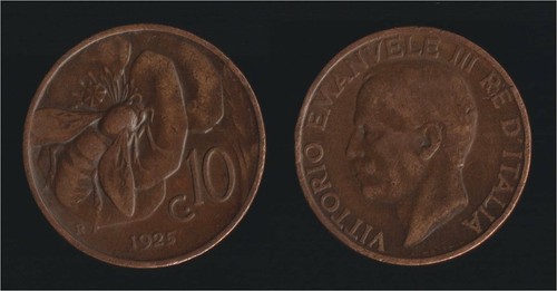 Centesimi 1925 ape - 10,