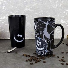 Gift Republic Stregatto Tazza, 350 Millilitri, Nero (Q2i)