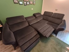 Divano angolare destro nero Dondi