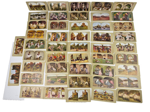 Lot color stereoview - lot,