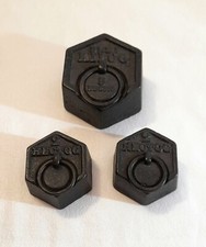 Pesi esagonali in ghisa 0,5kg e 0.2kg