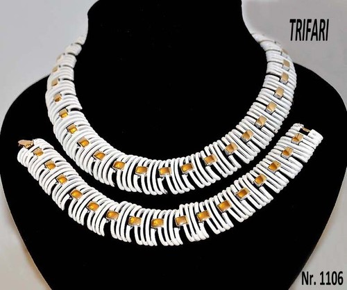 Trifari demi parure laccata - demi,